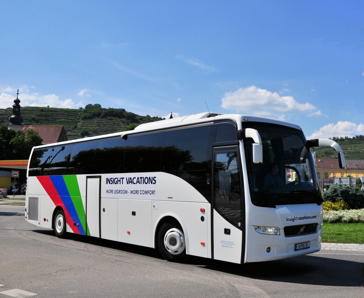 VOLVO 9700 von Wetterstein Bus+KFZ GmbH/sterreich am 9.7.2013 in Krems unterwegs.