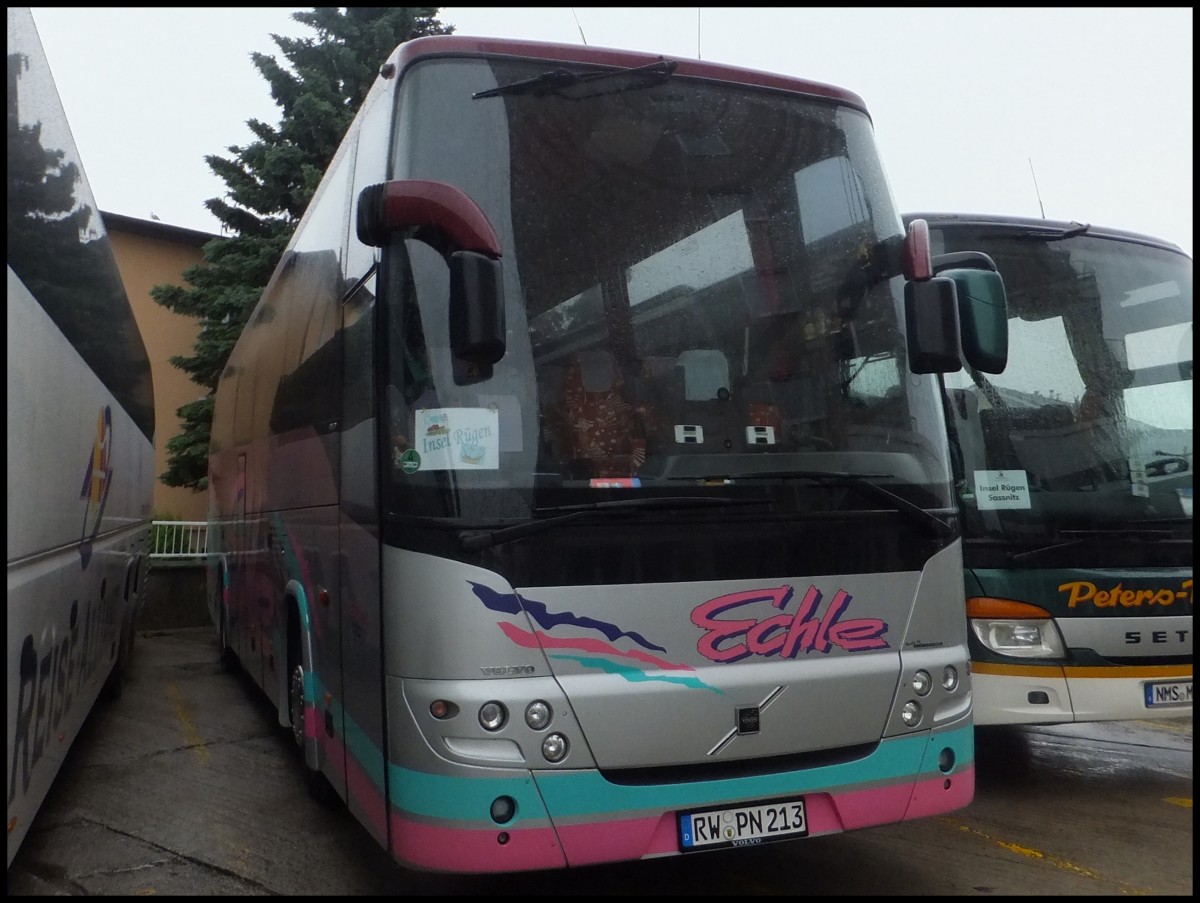 Volvo 9900 von Echle aus Deutschland in Sassnitz.