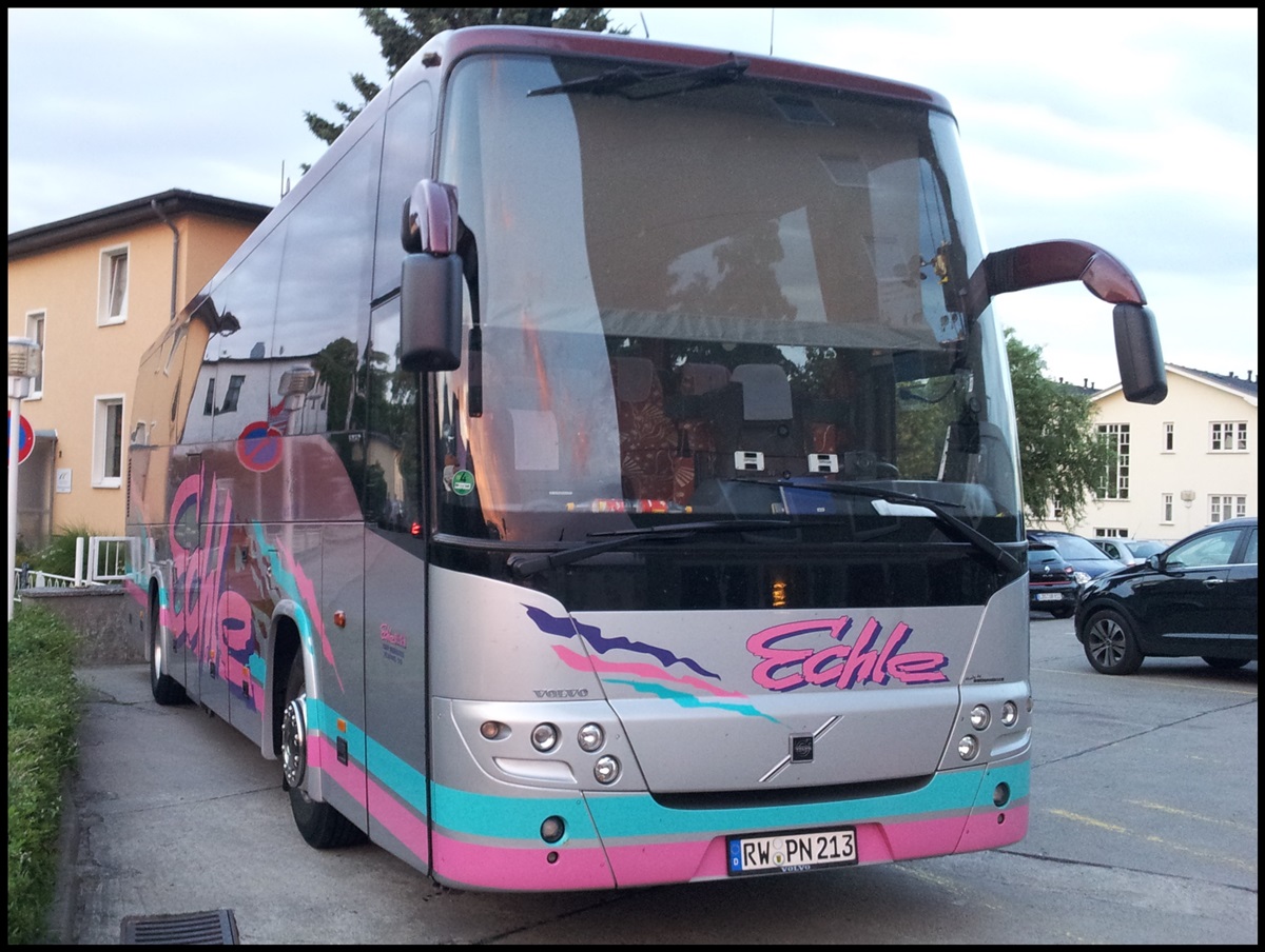 Volvo 9900 von Echle aus Deutschland in Sassnitz.