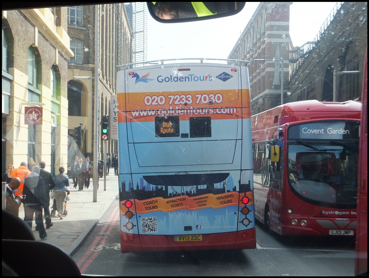 Volvo B9TL MCV Golden Tours London in London.