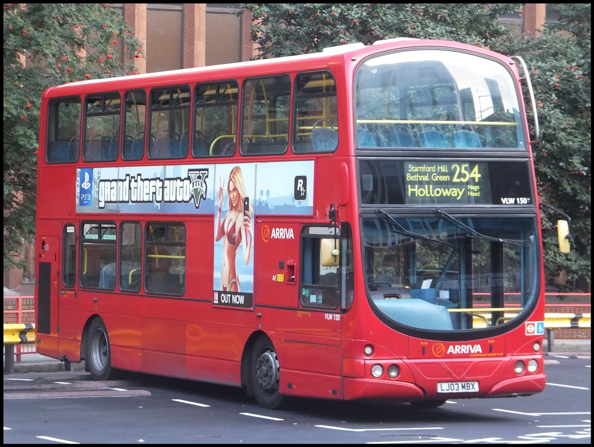 Volvo Wright von Arriva in London.