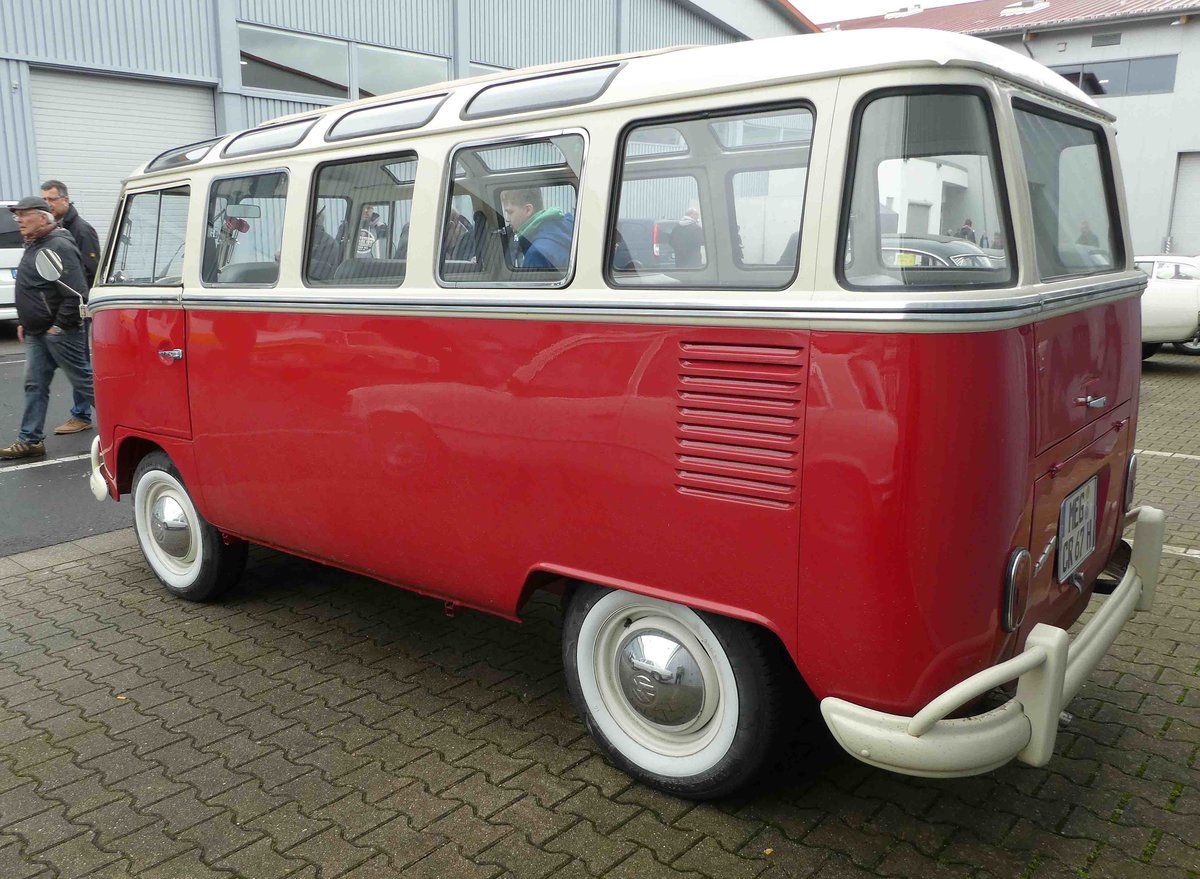 VW T 1 Samba, gesehen bei der Technorama Kassel im Mrz 2019