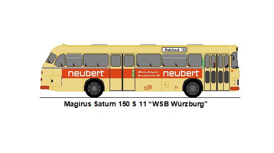 WSB Wrzburg - Nr. 71 - Magirus Saturn 150 S 11