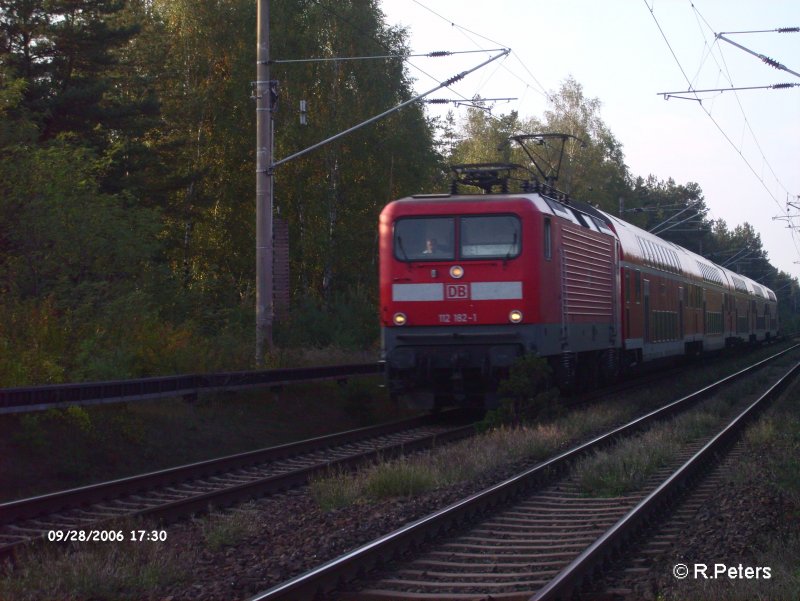 112 182 hat gleich ihr Ziel eisenh�ttenstadt erreicht, ex HP Vogelsang 28.09.06