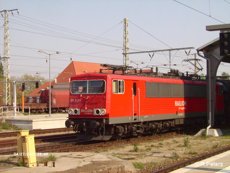 155 223-1 durchf�hrt Frankfurt/Oder am 27.04.07