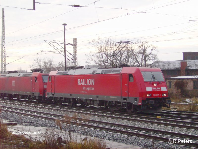 185 297 und 019 erreichen Frankfurt/Oder aus Richtung Oderbr�cke kommend. 07.01.08