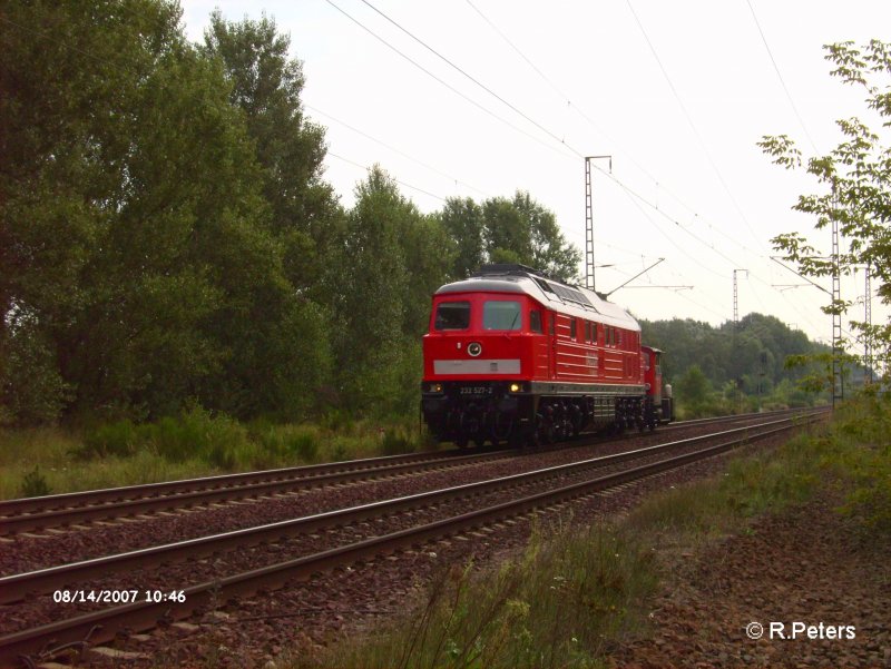 232 527-2 �berf�hrt eine K�f 3 auf den S�dlichen BAR. 14.08.07