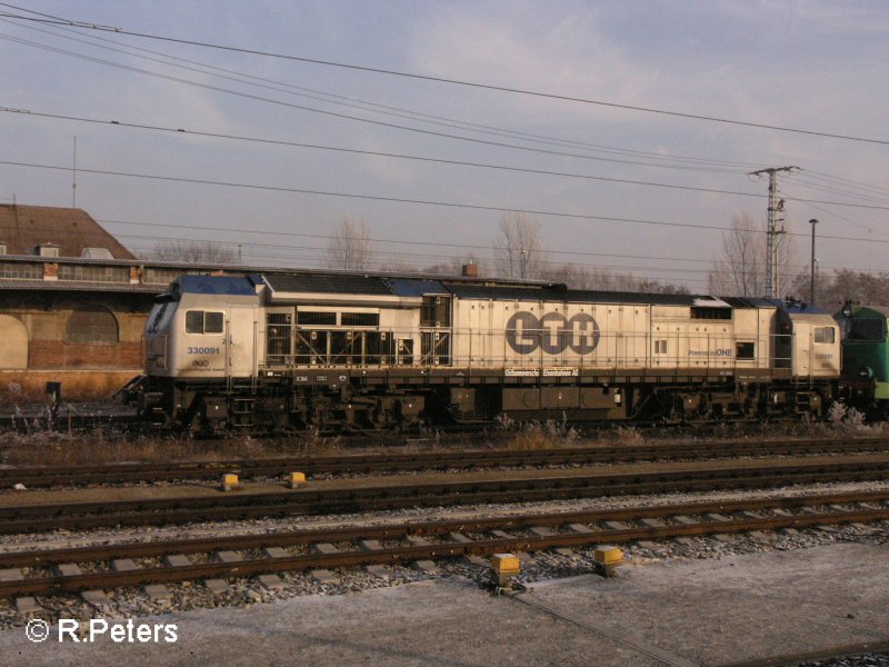 330091 der LHT im Einsatz f�r die OHE in Frankfurt/Oder. 22.12.07