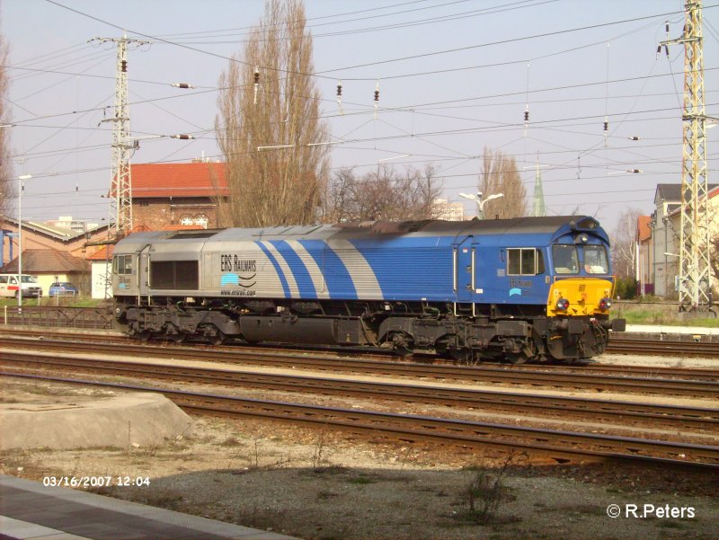 6611 steht in Frankfurt/Oder udn wartet auf die R�ckleistung. 16.03.07
