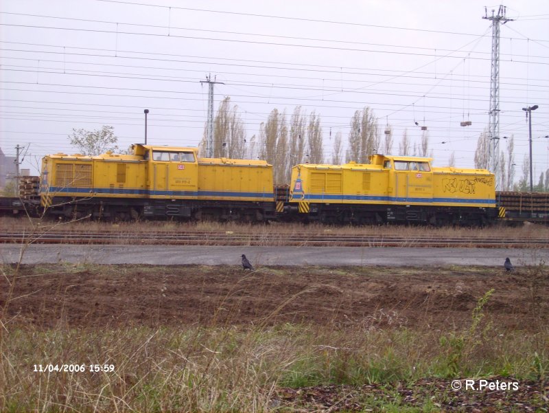 Das erste P�rchen is 203 313-2 und 203 312-4 in Eisenh�ttenstadt. 04.11.06