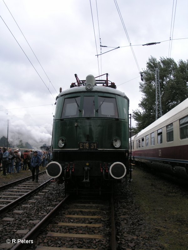E18 31 im BW Sch�neweide. 28.09.07