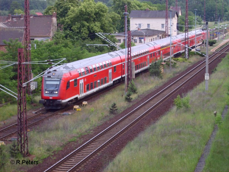 Ein RE1 Durchf�hrt Ziltendorf in Richtung Frankfurt/Oder.15.06.06