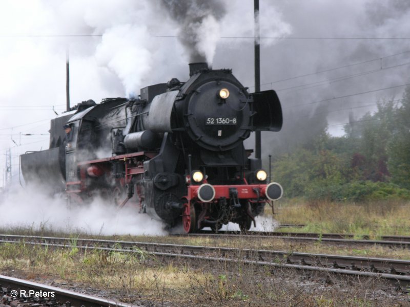 Eine GR 52iger is die 52 1360-3 bei der 52iger Parade im BW Sch�neweide 28.09.07