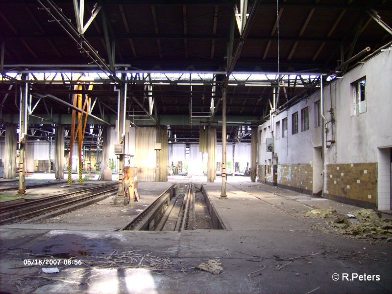 So sieht die Halle von innen aus