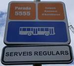 andorra-la-vella/864192/267218---andorra-haltestellenschild---andorra-la (267'218) - Andorra-Haltestellenschild - Andorra la Vella, Estaci Nacional Autobusos - am 18. September 2024