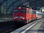 Am 25.September 2009 brachte 110 325-8 einen Sonderzug von M�nchen nach Berlin, wegen des �rztestreiks.
