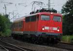 Grauer Betriebsalltag auf der Main-Weser-Bahn.