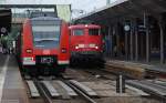 Grauer Betriebsalltag auf der Main-Weser-Bahn.