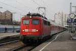 115 114 f�hrt mit AZ 1385 am 21.03.2009 in M�nchen Ost ein.