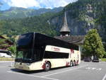 (194'414) - Aus Belgien: Toptours, Aarschot - Nr. 144/1-RGX-494 - Van Hool am 25. Juni 2018 in Lauterbrunnen, Kirche