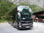 Schweiz/862884/266617---aus-belgien-heidebloem-lanaken (266'617) - Aus Belgien: Heidebloem, Lanaken - 1-WFB-995 - Volvo am 3. September 2024 in Stechelberg, Schilthornbahn