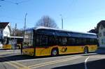 (284'549) - PostAuto Bern - BE 537'967/PID 12'349 - eSolaris am 2. Februar 2026 beim Bahnhof Worb Dorf