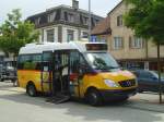 (139'139) - AOT Amriswil - Nr. 21/TG 158'103 - Mercedes am 27. Mai 2012 beim Bahnhof Amriswil