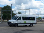 (173'573) - transN, La Chaux-de-Fonds - Nr. 33/NE 120'333 - Mercedes am 1. August 2016 beim Bahnhof Fleurier