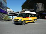 Mercedes/783517/238650---bus-trans-visp---vs (238'650) - BUS-trans, Visp - VS 6520 - Mercedes (ex VS 450) am 31. Juli 2022 beim Bahnhof Visp