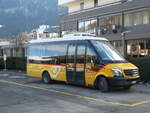 (245'103) - PostAuto Graubnden - Nr. 42/GR 89'550/PID 11'015 - Mercedes (ex Nr. 12) am 18. Januar 2023 beim Bahnhof Ilanz