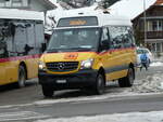 Mercedes/802706/245279---engeloch-riggisberg---nr (245'279) - Engeloch, Riggisberg - Nr. 16/BE 704'922/PID 10'410 - Mercedes (ex PostAuto Ostschweiz Nr. 1; ex Haas, Appenzell) am 23. Januar 2023 in Riggisberg, Post
