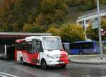 (256'604) - AS Engi - Nr. 6/GL 7706 - Mercedes/Kutsenits am 31. Oktober 2023 beim Bahnhof Schwanden