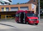 Mercedes/858442/265246---bernmobil-bern---nr (265'246) - Bernmobil, Bern - Nr. 503/BE 653'503 - Mercedes (ex Busland, Burgdorf Nr. 402) am 29. Juli 2024 beim Bahnhof Worb Dorf