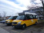 (271'567) - CarPostal Ouest - VD 538'136/PID 11'030 - Mercedes (ex AVJ Les Bioux) am 1. Februar 2025 in Yverdon, Garage