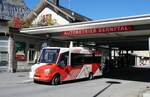 (281'062) - AS Engi - Nr. 8/GL 7708 - Mercedes/Kutsenits am 7. Oktober 2025 beim Bahnhof Schwanden