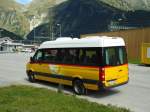 (147'027) - PostAuto Wallis - VS 241'985 - VW am 2. September 2013 beim Bahnhof Oberwald