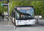 (261'779) - Limmat Bus, Dietikon - AG 370'304 - MAN am 27. April 2024 beim Bahnhof Wohlen