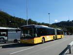 MAN/752546/228590---postauto-ostschweiz---sz (228'590) - PostAuto Ostschweiz - SZ 77'288 - MAN (ex Kistler, Reichenburg) am 2. Oktober 2021 beim Bahnhof Ziegelbrcke