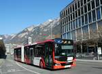 (233'614) - Chur Bus, Chur - Nr. 57/GR 155'857 - MAN am 9. Mrz 2022 beim Bahnhof Chur