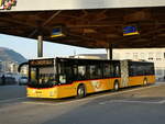 (234'515) - PostAuto Wallis - Nr. 51/VS 536'944 - MAN (ex TMR Martigny Nr. 123) am 15. April 2022 beim Bahnhof Sion