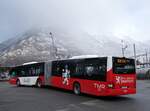 (270'019) - TMR Martigny - Nr. 152/VS 1257 - MAN am 20. Dezember 2024 beim Bahnhof Martigny