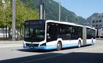 (278'630) - RTB Altsttten - Nr. 7/SG 482'202 - MAN am 8. August 2025 beim Bahnhof Sargans