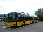 yverdon-les-bains/779216/236940---carpostal-ouest---vd (236'940) - CarPostal Ouest - VD 604'476 - Solaris am 6. Juni 2022 in Yverdon, Garage
