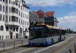 (264'733) - LVB Leipzig - Nr. 14'124/L-NV 4124 - Solaris am 11. Juli 2024 in Leipzig, Altes Messegelnde