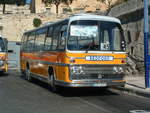 EBY 491 (Formerly Y-0491)  1975 Bedford YRQ  Plaxton Elite DP45F  New to Gypsy Queen, Langley Park, County Durham, UK registered LBR 270N    City Gate Bus Station, Valletta, Malta.