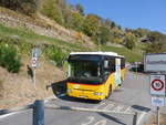 Irisbus/635702/198274---bus-trans-visp---vs (198'274) - BUS-trans, Visp - VS 113'000 - Irisbus am 14. Oktober 2018 beim Bahnhof Ausserberg
