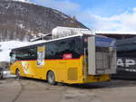 Irisbus/647750/201324---postauto-wallis---vs (201'324) - PostAuto Wallis - VS 354'601 - Irisbus am 27. Januar 2019 in Saas-Fee, Carparkplatz