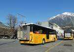 (233'498) - PostAuto Wallis - VS 415'900 - Irisbus am 7. M�rz 2022 beim Bahnhof Brig
