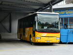 (234'252) - PostAuto - Nr. 19/VS 365'401 - Irisbus am 9. April 2022 in Savise, Garage Dubuis