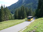 (265'592) - PostAuto Zentralschweiz - Nr. 406/OW 10'006/PID 5538 - Irisbus (ex Nr. 3; ex Dillier, Sarnen Nr. 3) am 13. August 2024 in Rosenlaui, Gletscherschlucht